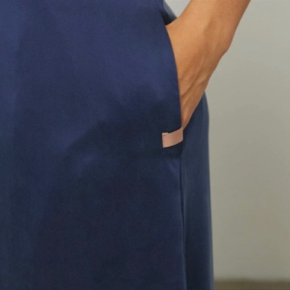🛑 SOLD 🛑 New! LUNYA Racer Washable Silk Slit Maxi Dress - Picture 13 of 14
